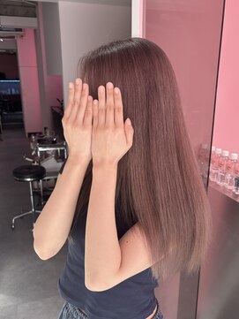 ダズリングディア(Dazzling Deer) ミルクティーグレージュ/ホワイトグレージュ/ロング/ストレート