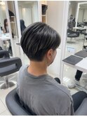 MEN’S HAIR/サーフカール/刈り上げセンターパート/静岡鷹匠