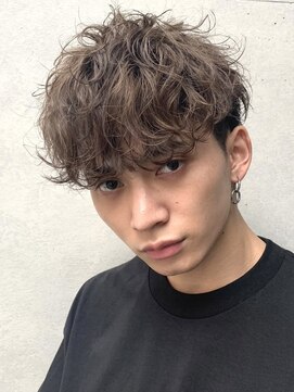 キングオブヘアバイノイズアンドフィフス 京都駅前店(KING of hair by NOISM&fifth) 京都駅シャドウパーマメンズマッシュウルフカットセンターパート