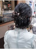 hair arrange ショートヘア