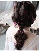 ブライダルヘアセット