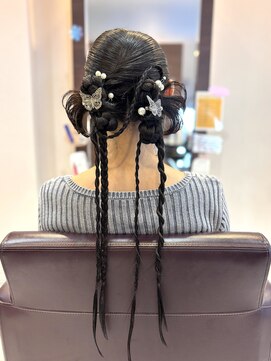 ルセ イノベーション 白岡本店(Ruse innovation) 【1月】結婚式ヘアアレンジ　カチモリヘア