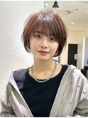<30.40.50代>大人似合わせショートx透明感カラー