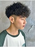 スペインカールメンズパーマ外国人風パーマラルフカール高崎眉毛