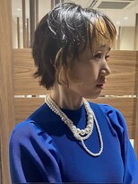 チャコレ パーチ 北千住店(Chacolle perch)&nbsp;ショートレイヤーカット × インナーブロンド