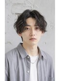 マッシュ×パーマで垢抜ける