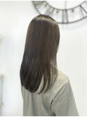 酸性縮毛矯正の自然なストレート具合たるや。