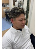 ツイストパーマ&メッシュ