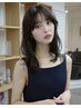 似合わせカット+透明感カラー+選べる髪質改善TR+マイクロバブル