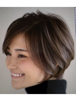 ラッキーヘアー箕面店(Lucky Hair)の写真/誰もが気になる白髪・染めたら傷むのでは？というお悩みをツヤを出しながらキレイに染めさせて頂きます