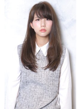 シーラス(cirrus) 【ナチュラル】ダークアッシュグレージュロング20代/30代/40代