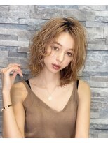 ユアーズ ヘア 恵比寿本店(youres hair) くせ毛パーマ　グランジュ　ラフウェーブ　愛されブラウン　小顔