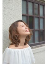 ゼンコー 国分寺(ZENKO)&nbsp;【ZENKO国分寺店】　無造作カールのひし形ミディアム