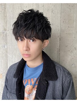 ロンドガルマン 名古屋(Lond GULLMAN) 【Lond GALLMAN Hide】MEN'S HAIR/マッシュ/2ブロック