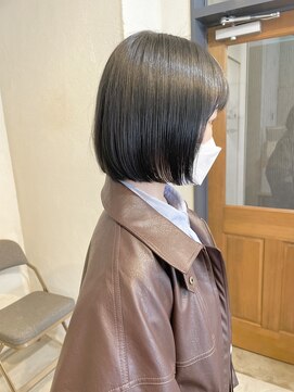 リンネルヘアー (Rin:nel hair) ぱつっとボブ