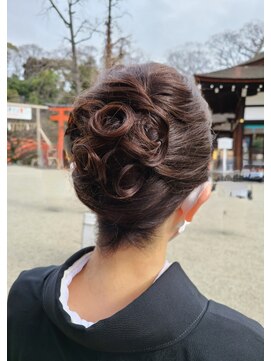 エフィール(afeel) 〈留袖ヘア〉/〈お着物ヘア〉
