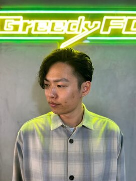 グリーディーフォックス 三軒茶屋(GreedyFOX) 波巻き/マッシュパーマ/ウルフ/ハイライト<理容室>三軒茶屋