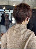 【札幌白石】ショートヘア/ショートカット/暖色カラー/秋カラー