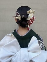 ヘアー アイス ルーチェ(HAIR ICI LUCE)&nbsp;成人式セットヘアアレンジカチモリタイト卒業式セット/今枝