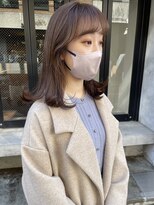 コフィー バイ メルト 吉祥寺(cofy by melt)&nbsp;【松本咲花】ダブルカラー春カラーチョコレートベージュ韓国風