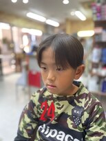 カットハウス パセリ お洒落キッズ☆センターパート☆　　<理容室>/メンズ/バーバー/