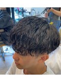 メンズ波巻きパーマ
