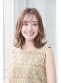 【那須久美子】華やか外ハネミディ
