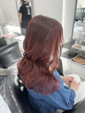 サボ(sabo) ピンクブラウン/カシスレッド/透明感カラー/髪質改善