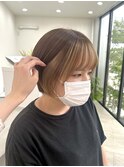 フェイスフレーミング×インナーカラー