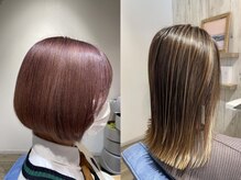 ◇光野 健太◇　白髪ぼかし/ハイライト/デザインカラー　顔周りカット