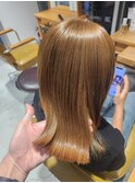 武蔵小山/目黒　チェリーブラウンミニウルフデジタルパーマ