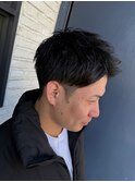 ツーブロアップバング