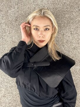 キジ(KIJI) ミディアムレイヤー/ブロンド