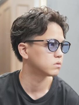 ノーエン(noen) 佐賀シャドウパーマニュアンスパーマメンズマッシュフェード