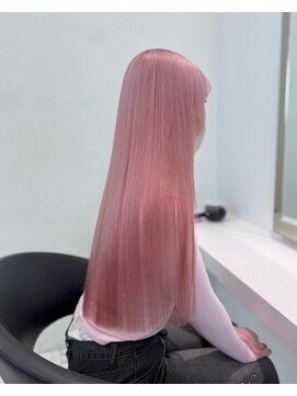 ベレーザシェルト(Beleza scelto) 15174ブリーチ＆ダブルカラーラベンダーパープルレイヤーロング