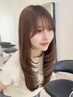 前髪＆顔周りカット＋ヘアスタイリング＋巻きレクチャー