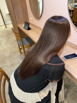 ホネン(honen) 髪質改善カラー×チョコレートブラウン　薬院/天神/博多