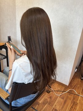 ケイブ(CAVE) スモーキーグレージュ×ブリーチ