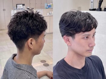 グラーツィェドゥーエ(GRAZIE due)の写真/【桜山/御器所】ビジネスシーンにもピッタリなカッコよく扱いやすい万能デザインパーマ◎朝のセットも楽々!