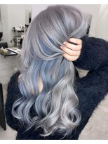 エゴル ナゴヤサカエ(ENGOL NAGOYA SAKAE)&nbsp;坂野貴哉/インナーカラー/シルバーグレー/ハイトーンカラー