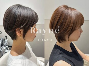 Rayne'人形町/水天宮前/髪質改善縮毛矯正/美髪/ショートボブ/ヘッドスパ【12/1 OPEN】