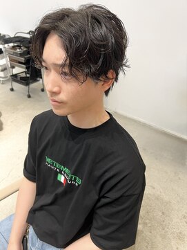 ヌークバイラヴェスト 四日市(neuk by lovest) 【neuk服部】刈り上げセンターパートスパイラルパーマ