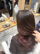 アヴァンス 広島本通店(AVANCE.) 着物ヘア/大人ガーリー/ダークアッシュ/似合わせカット/広島