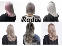 Radixの雰囲気(ブリーチメニューご相談ください♪)