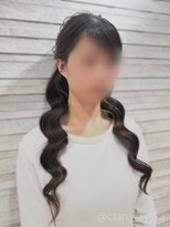 ヘアセット クラン ルシェ 心斎橋玉屋町店(hair set Clan luce)&nbsp;ハーフアップ/心斎橋ヘアセット