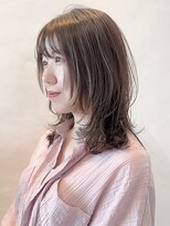 イーストハムアネーロ(EAST HAM anello)&nbsp;透明感シアーブラウン/レイヤーカット/ミディアム