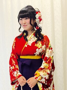 ミックスカール(Mixcurl) 卒業式 袴着付け・アップ