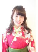 卒業式ヘアーセット