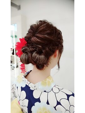 ウェル アアルト 海老名ビナウォーク店 ゆるふわ*あみこみアレンジ