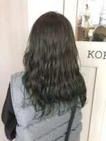 コレロ ヘアー(KORERO hair)&nbsp;メッシュ×グリーン
